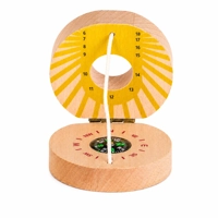 Children’s Wooden Sundial & Compass