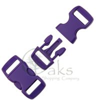 Childrens Paracord Bracelet Buckle ("Purple (3/8)""")