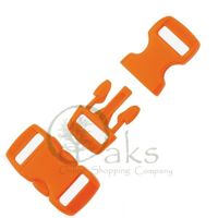 Childrens Paracord Bracelet Buckle ("Orange (3/8) """)