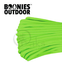 Genuine 550 Paracord - 50ft lengths - Neon Green