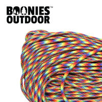 Genuine 550 Paracord - 50ft lengths - Rainbow