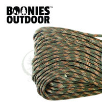 Genuine 550 Paracord - 50ft lengths - Woodland Camo