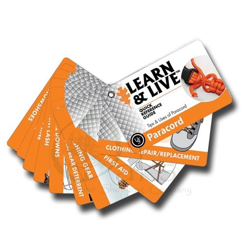 Live and Learn Paracord Cards