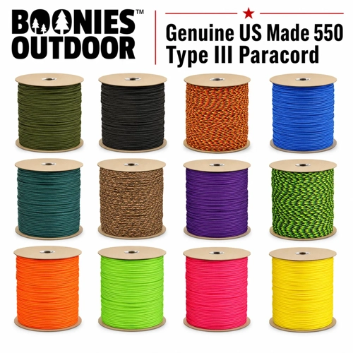 Genuine 550 Paracord - 1000ft Reel