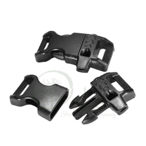 Boonies Outdoor Whistle Buckles | Curved for Paracord Bracelet Making