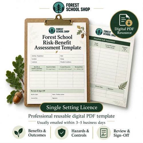 Forest School Risk-Benefit Assessment Template