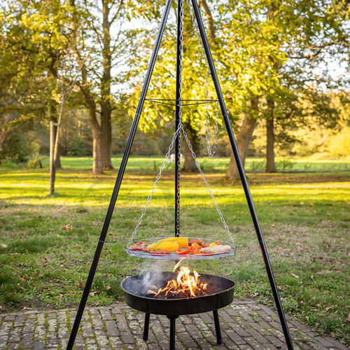 Forest School Tripod and Firepit combo