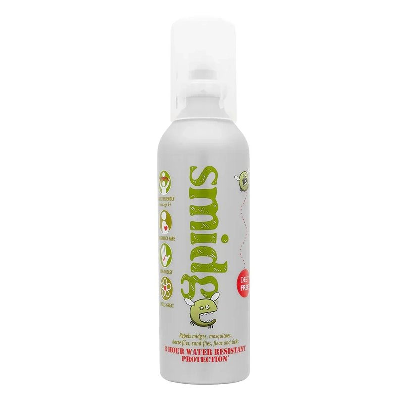 Smidge Tick Repellent Spray 75ml – DEET-Free Tick, Midge & Mosquito Protection