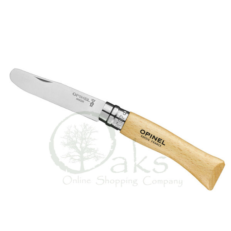Opinel Knife (No.7 Round Tip (Beech))