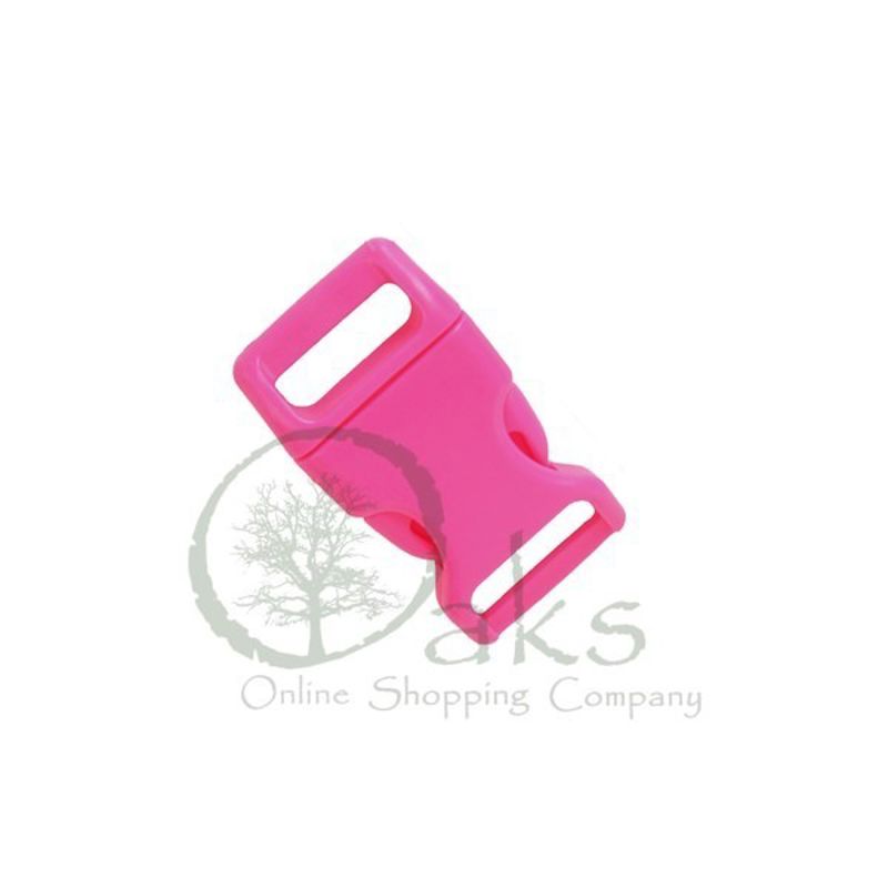 Childrens Paracord Bracelet Buckle ("Pink (3/8) """)