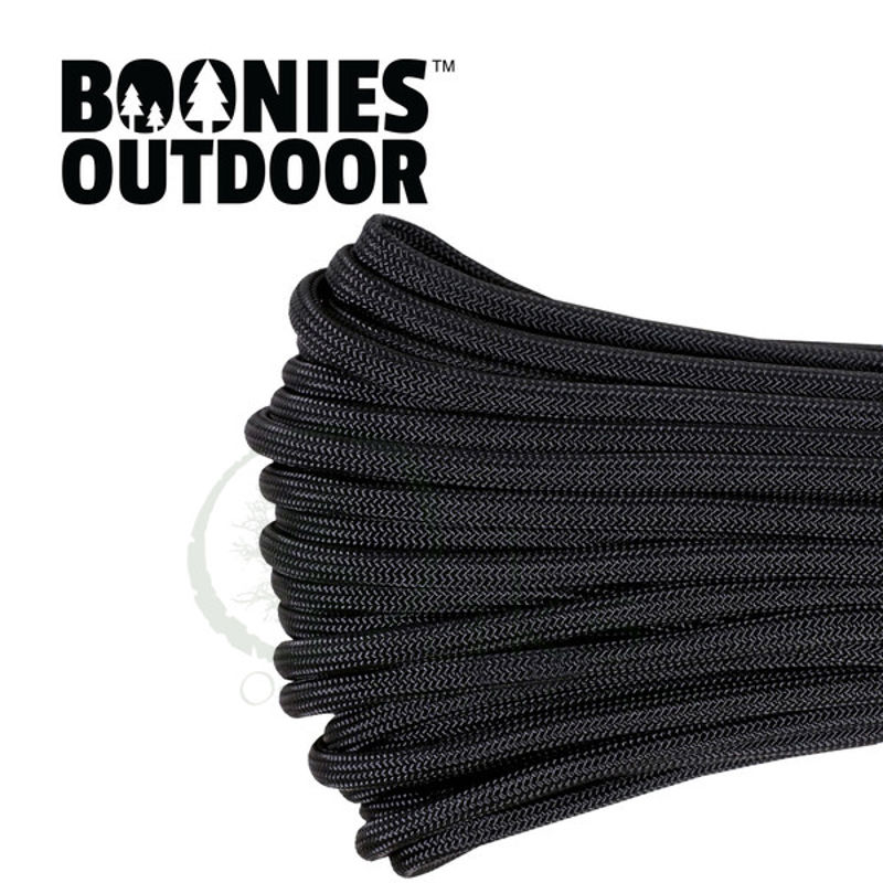 Genuine 550 Paracord - 50ft lengths - Black