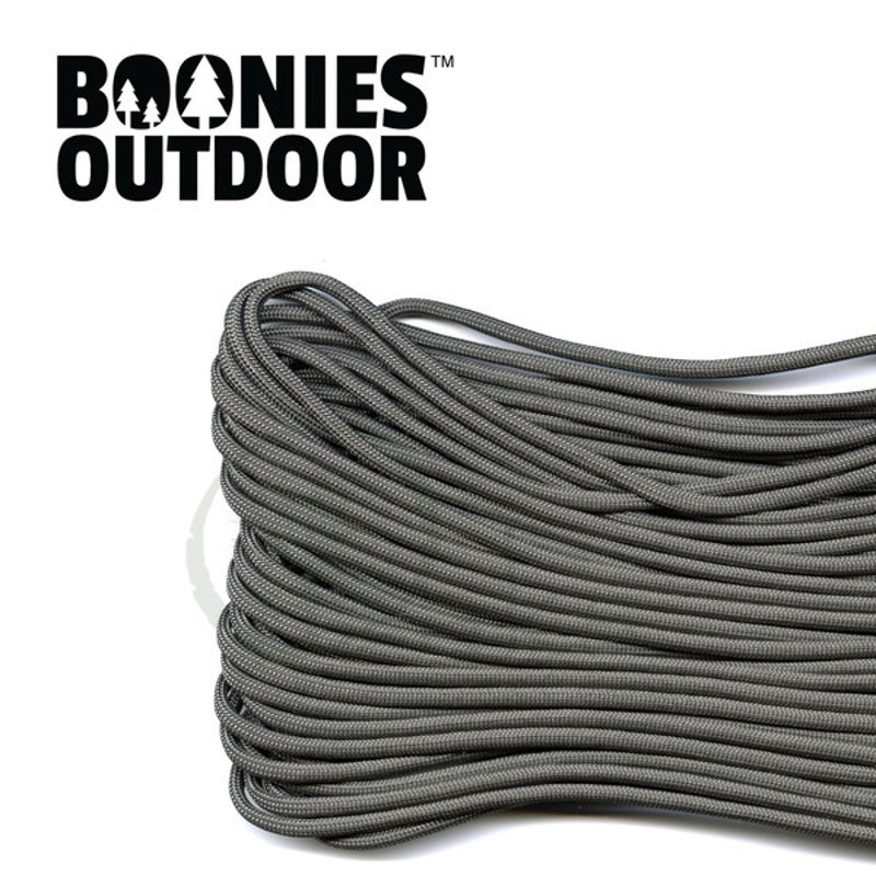 Genuine 550 Paracord - 50ft lengths - Charcoal