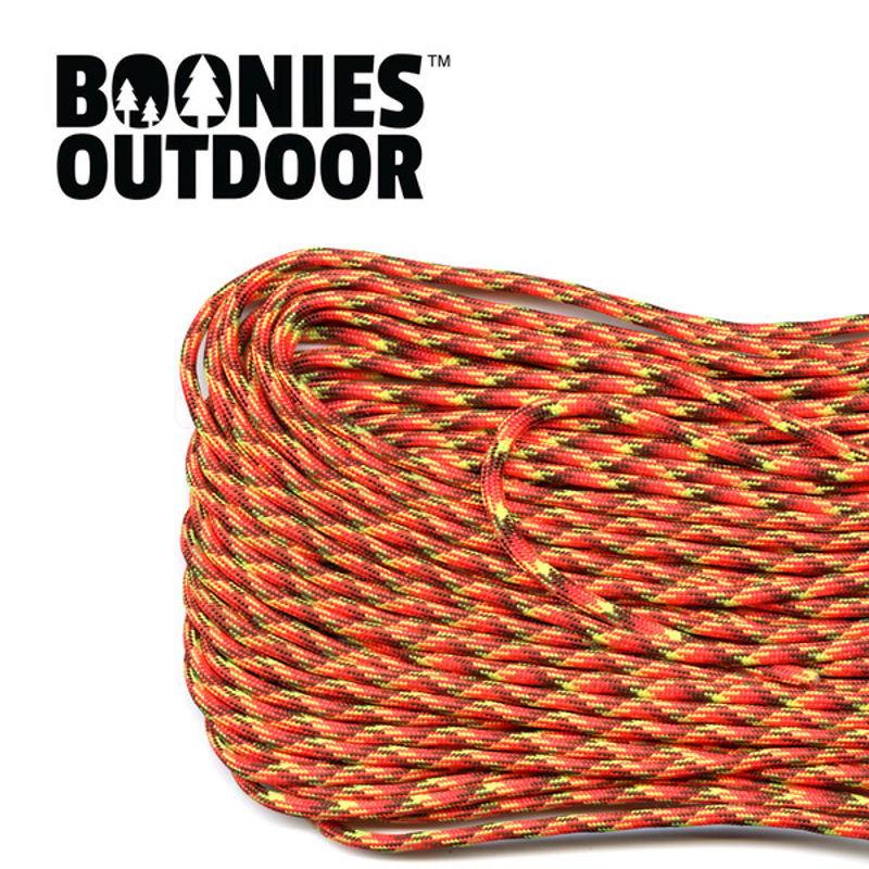 Genuine 550 Paracord - 50ft lengths - Firestorm