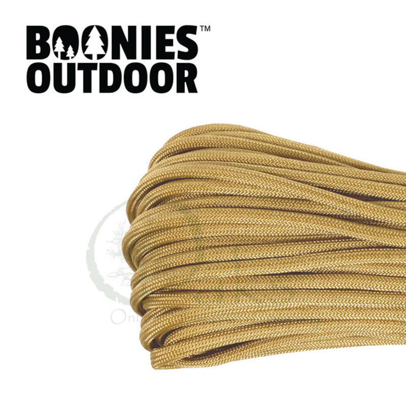 Genuine 550 Paracord - 50ft lengths - Gold