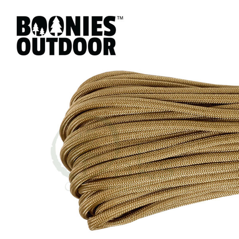 Genuine 550 Paracord - 50ft lengths - Tan